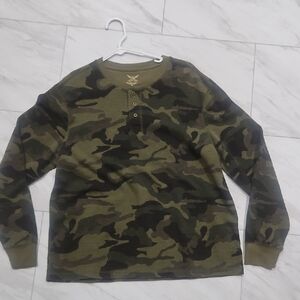 Mens Camo Long Sleeve